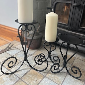 Candle sticks, Candle stick holder, Gothic candle holder, Candle stand, Unique candle holder, New home gift, Handmade, UKHandmade