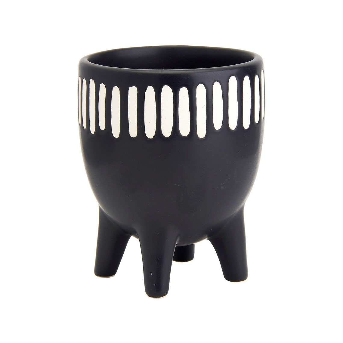 Black Indoor Planters Vintage Style Planters Indoor Etsy UK