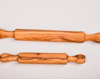 Traditional Rolling Pin Small & Large | French Rolling Pin | Olive Wood | Al Khayma Decor