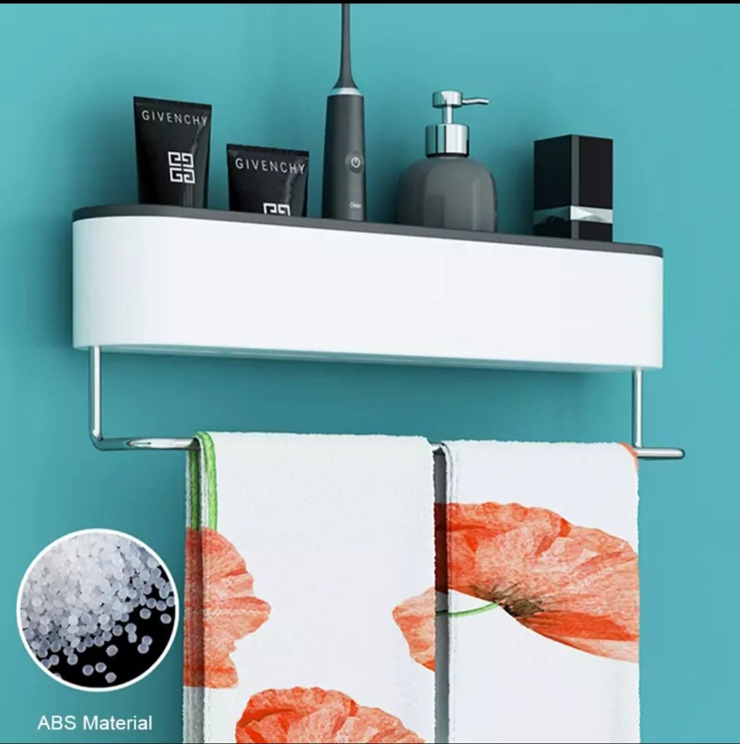 Wall Bathroom Shelf Shampoo Cosmetic Shower Shelf Drainage Etsy