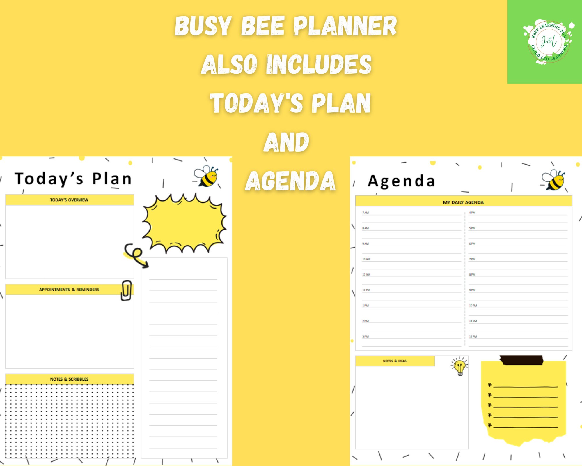 Busy Bee Journal for the Busy Mom Etsy España