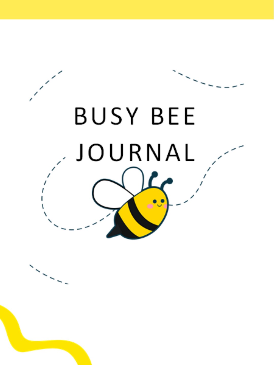 Busy Bee Journal for the Busy Mom Option 1 Etsy