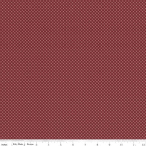 Buttermilk Basics - Stars Red - Stacy West - Riley Blake Designs -  C9187 Red - 100% Cotton Quilting Fabric