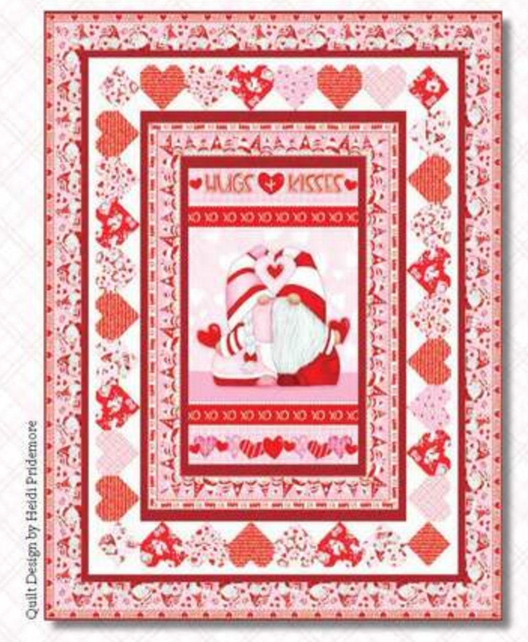 Gnomie Love Advanced Beginner Valentine Fabric QUILT KIT with Henry Gl –  Angels Neverland