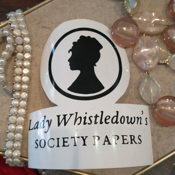 Lady Whistledown's Society Papers Vinyl Sticker Decal