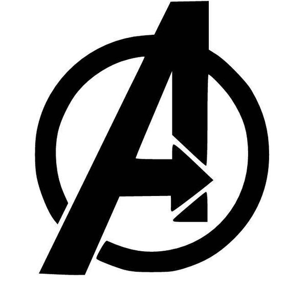 Avengers Logo Vinyl Decals - Agents of Shield, Avengers, Black Panther, Hawkeye, Capt America, Black Widow, Thor, Hulk