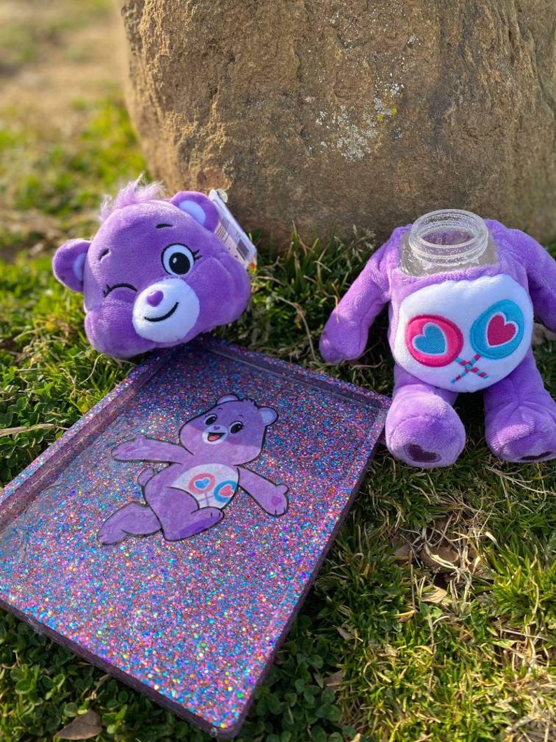 Bear with jar and tray
