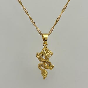 Dragon Pendant Necklace | Gift for Her