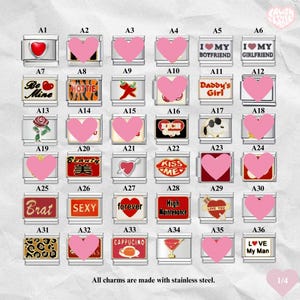 Stainless Steel Italian Charm Bracelet, Build Your Own Charm