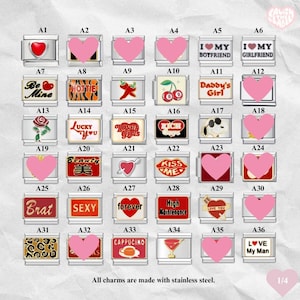 Stainless Steel Italian Charm Bracelet, Build Your Own Charm