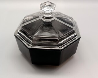 Vintage French octagonal sugar bowl arcoroc Octime