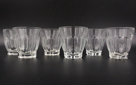 Small GLASSES 11 Cl Tempered Glass Water Glass France ARCOROC 