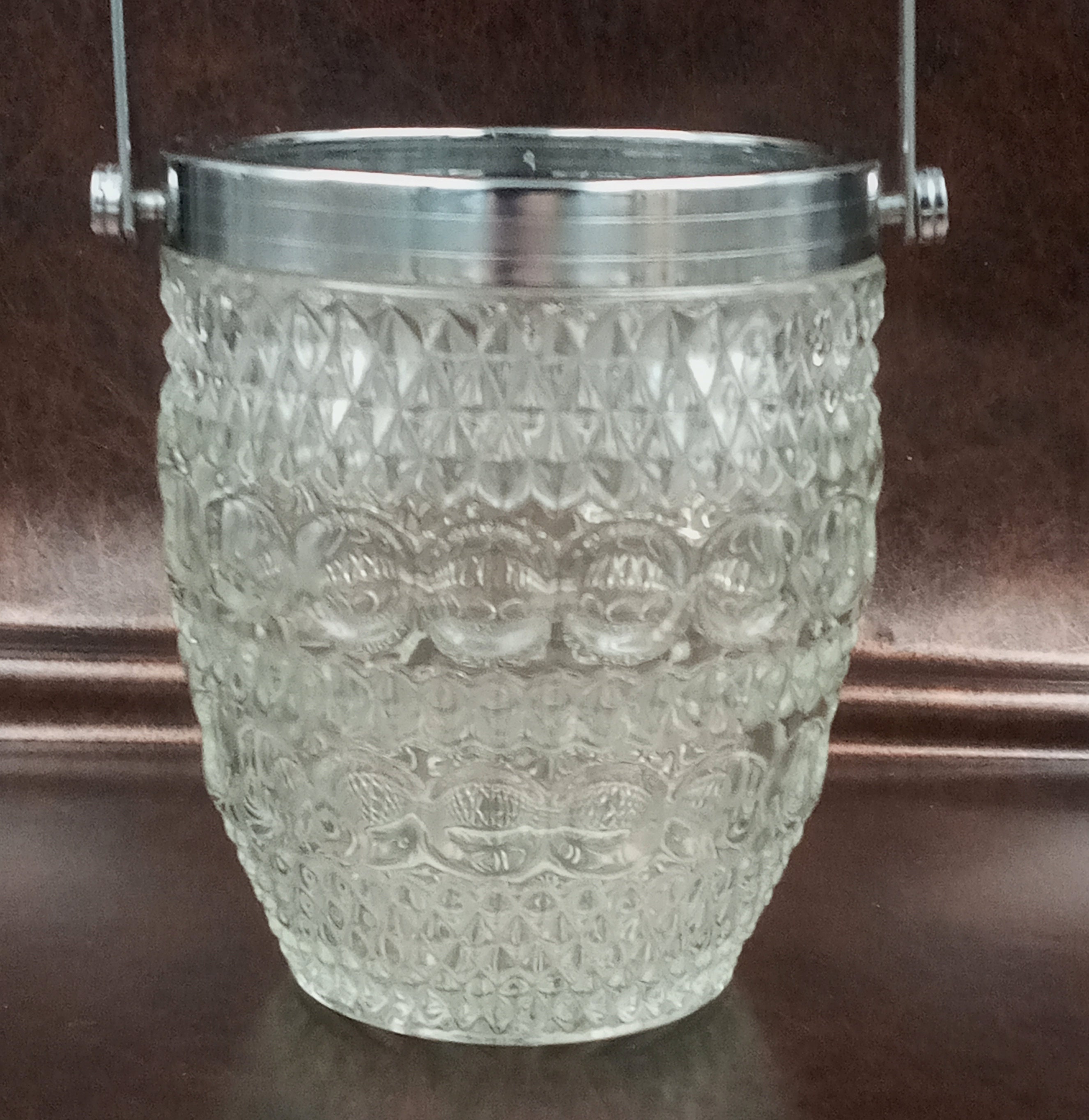 SEAU A GLACE Villandry Verre Glaçons Cristal D'arques EUR 28,00 - FR
