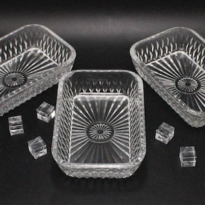 3 oder 5 Vintage-Glas-RAMEQUINS DURALEX Frankreich