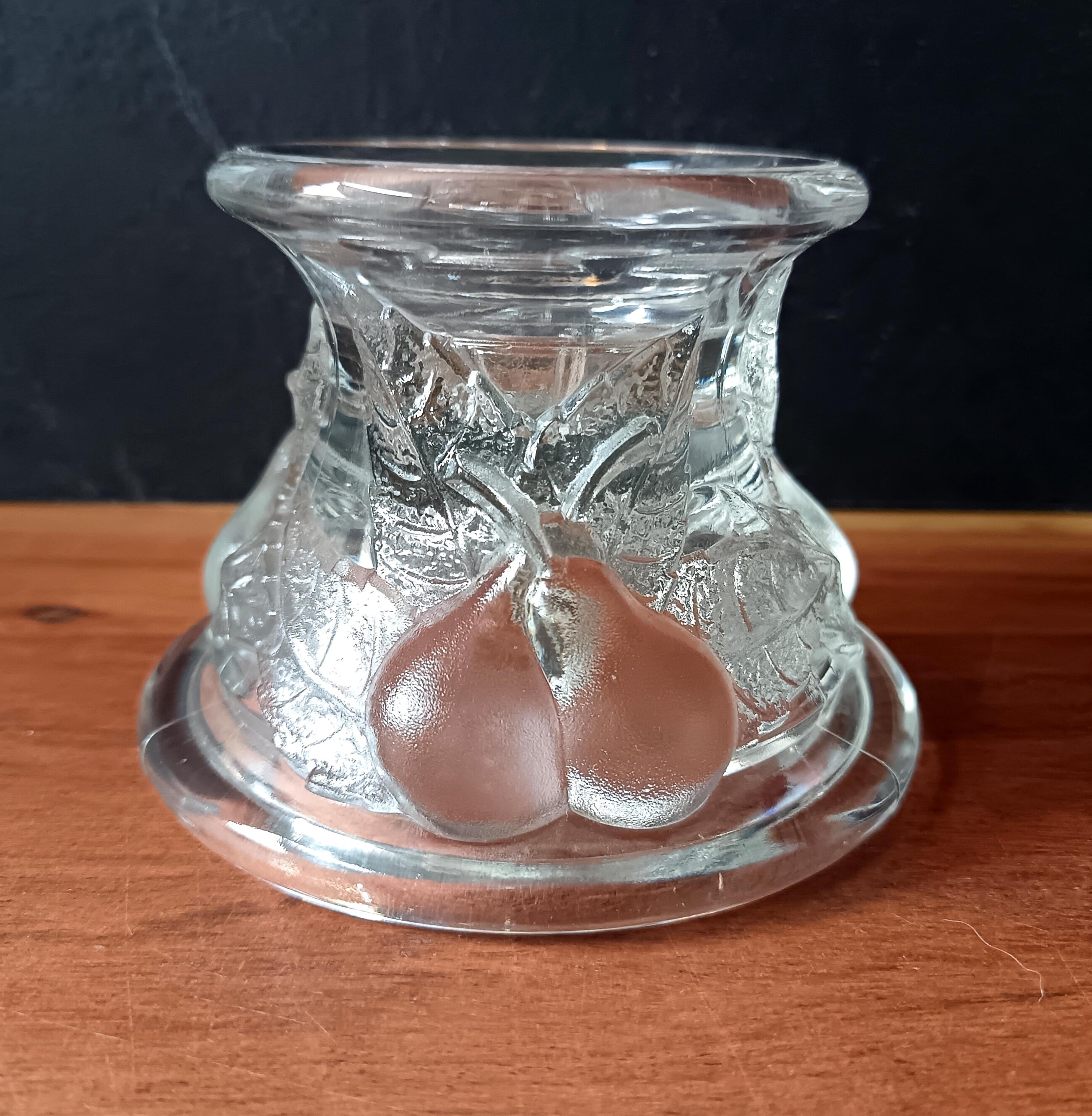 G Decor - Lot de 3 bougeoirs en verre argenté pour bougies chauffe-plat et petits piliers, bougies incluses - France