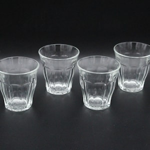 Lot de 6 gobelets à eau vintage verre ambré Duralex - Ressourcerie  Histoires Sans Fin