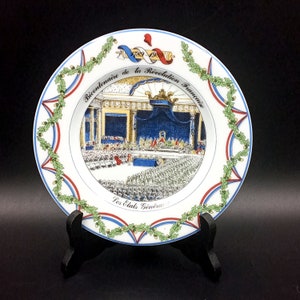 DECORATIVE PLATE Bicentennial French Revolution 1789 Bicentennial