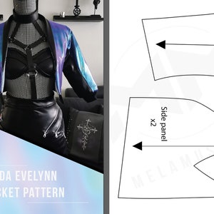 DIY KDA Evelynn jacket pattern - A4 Digital download