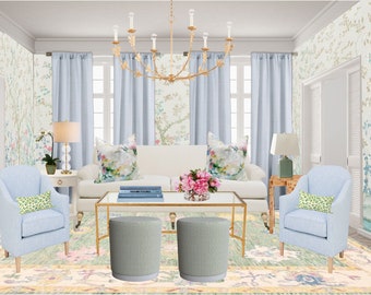 Pastel Living Room Design