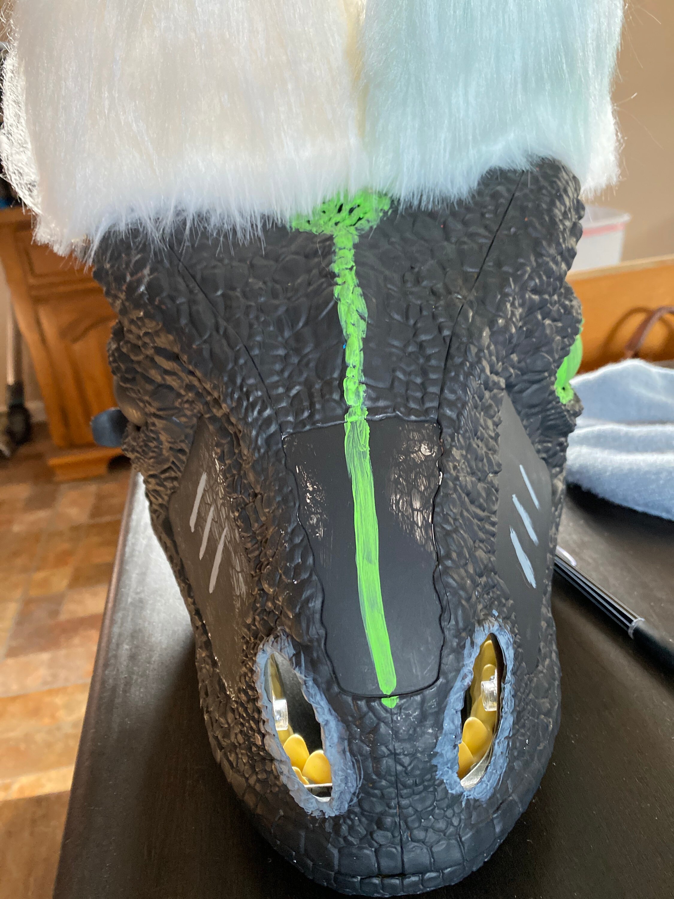 Raptor mask fursuit | Etsy
