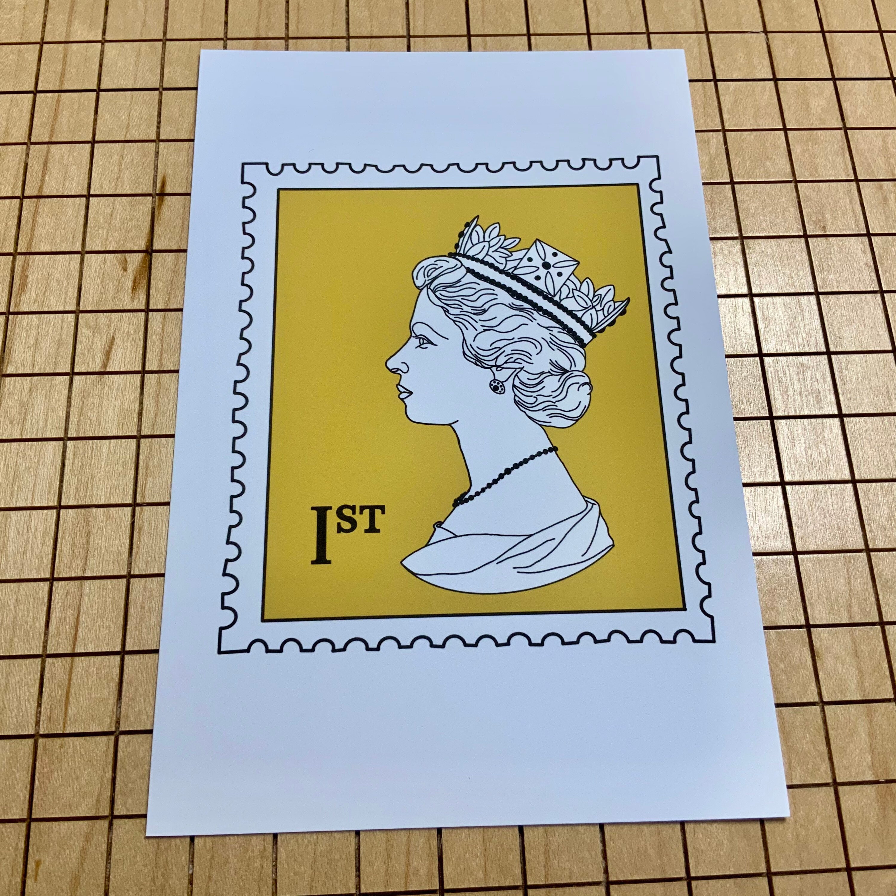 London Series QE2 Stamp 2021 4x6 Postcard Etsy