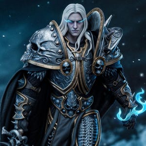 World of Warcraft Arthas The Lich King Collectible 3D Figure Kit