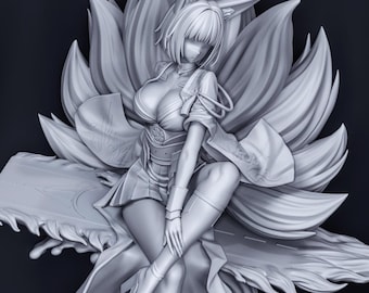 Azur Lane Kaga Unpainted 3D Figure DIY Kit