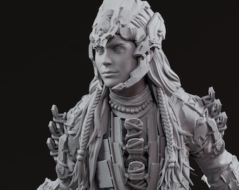 Horizon Forbidden West Aloy Unpainted 3D Figure DIY Kit