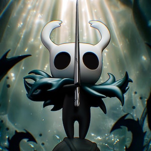 Hollow Knight Painted 3D Figure Collectible