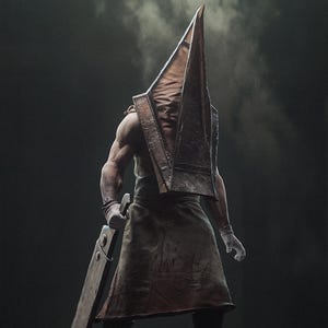 Silent Hill Pyramid Head Painted 3D Model Collectible