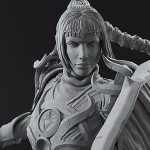 Baldur&#39;s Gate 3 Shadowheart Painted 3D Model Collectible