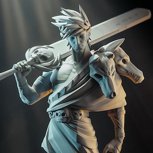 Hades Zagreus Unpainted 3D Figure DIY Kit