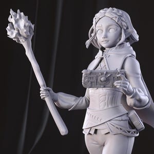 Legend of Zelda Tears of the Kingdom Princess Zelda Unpainted 3D Figure DIY Kit