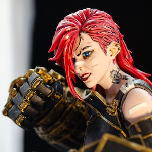 Arcane Fractured Vi Painted 3D Model Collectible