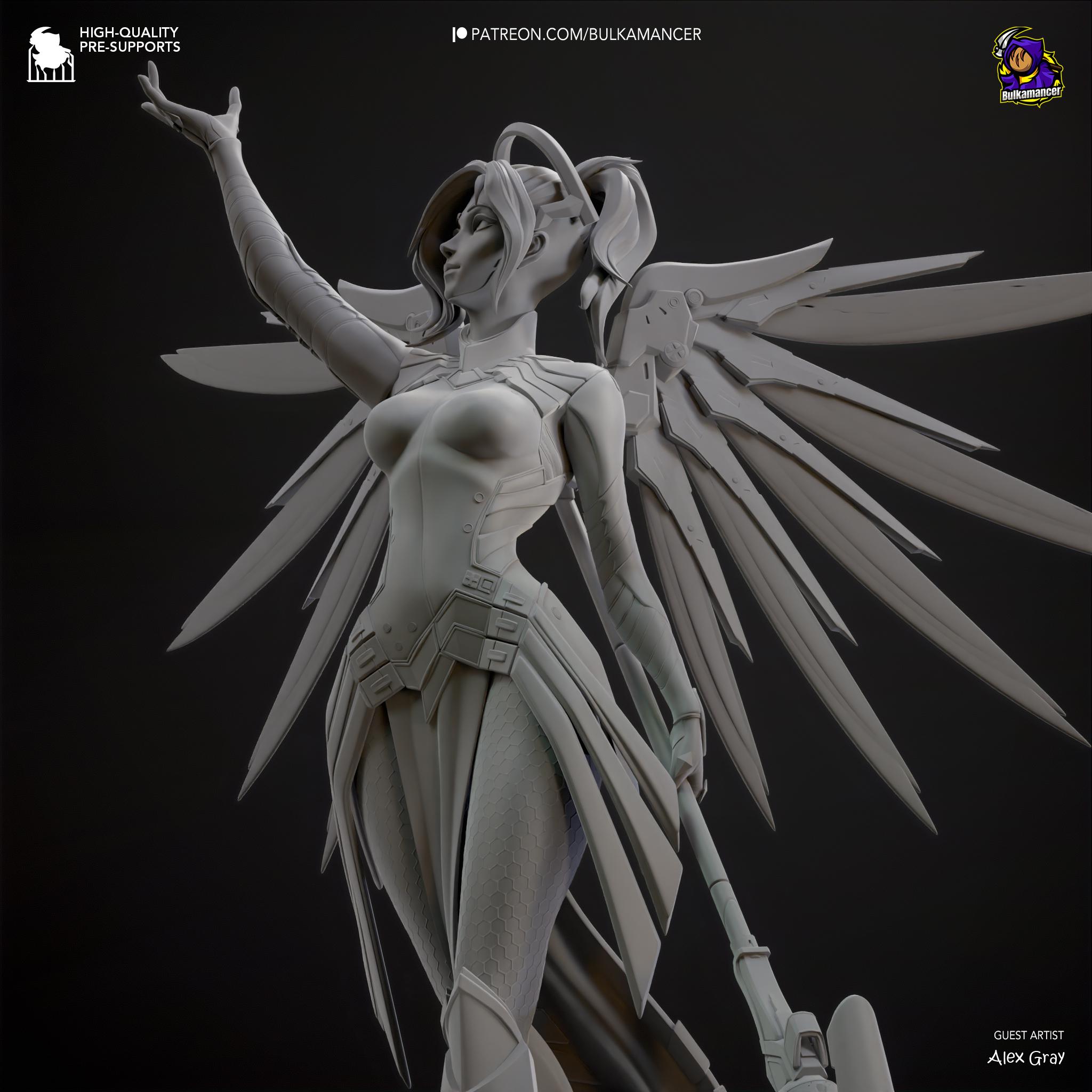 Mercy Figure Overwatch - Etsy Mercy Figure Overwatch - Etsy