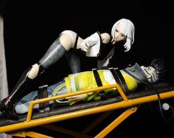 Cyberpunk Edgerunners Lucy and David Painted 3D Figure Collectible