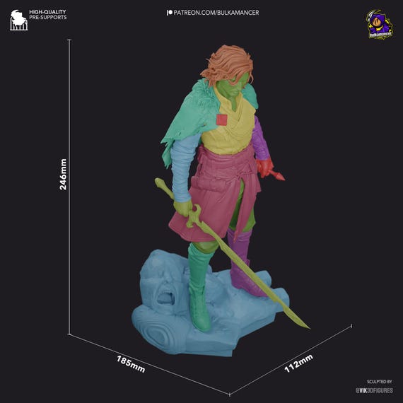 Clair Obscur Expedition 33 Verso Unpainted 3D Figure DIY Kit - Etsy