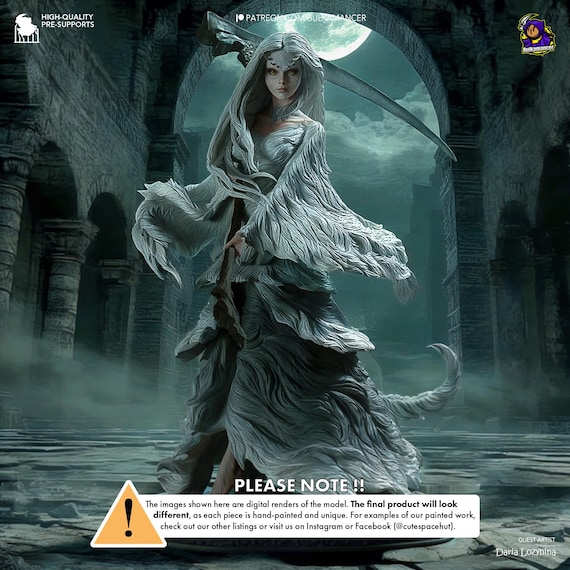 Dark Souls Crossbreed Priscilla Painted 3D Model Collectible - Etsy