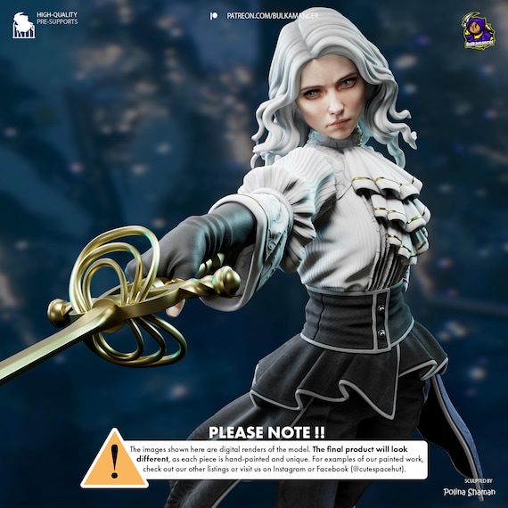 Clair Obscur Expedition 33 Real Maelle Painted 3D Model