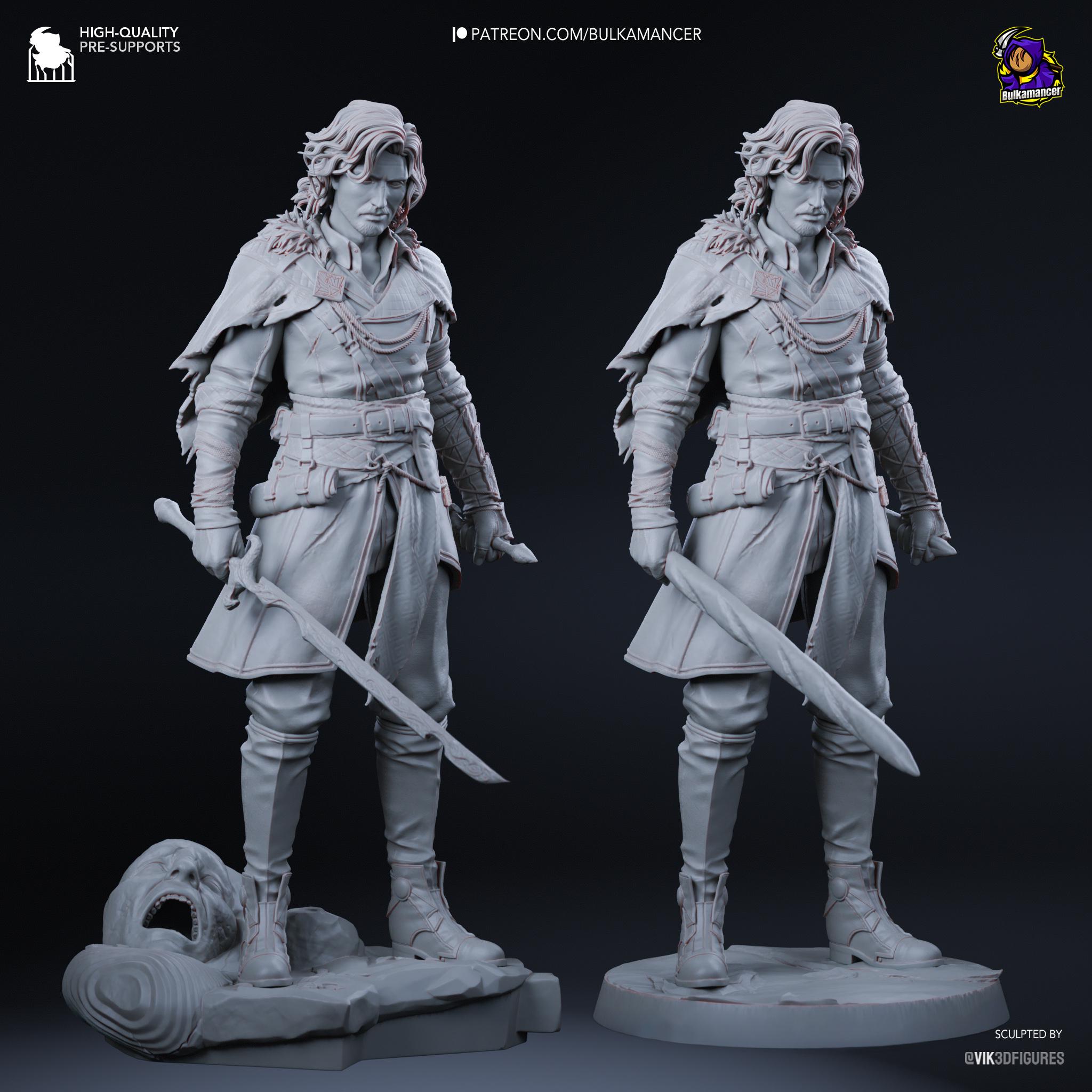 Clair Obscur Expedition 33 Verso Unpainted 3D Figure DIY Kit - Etsy