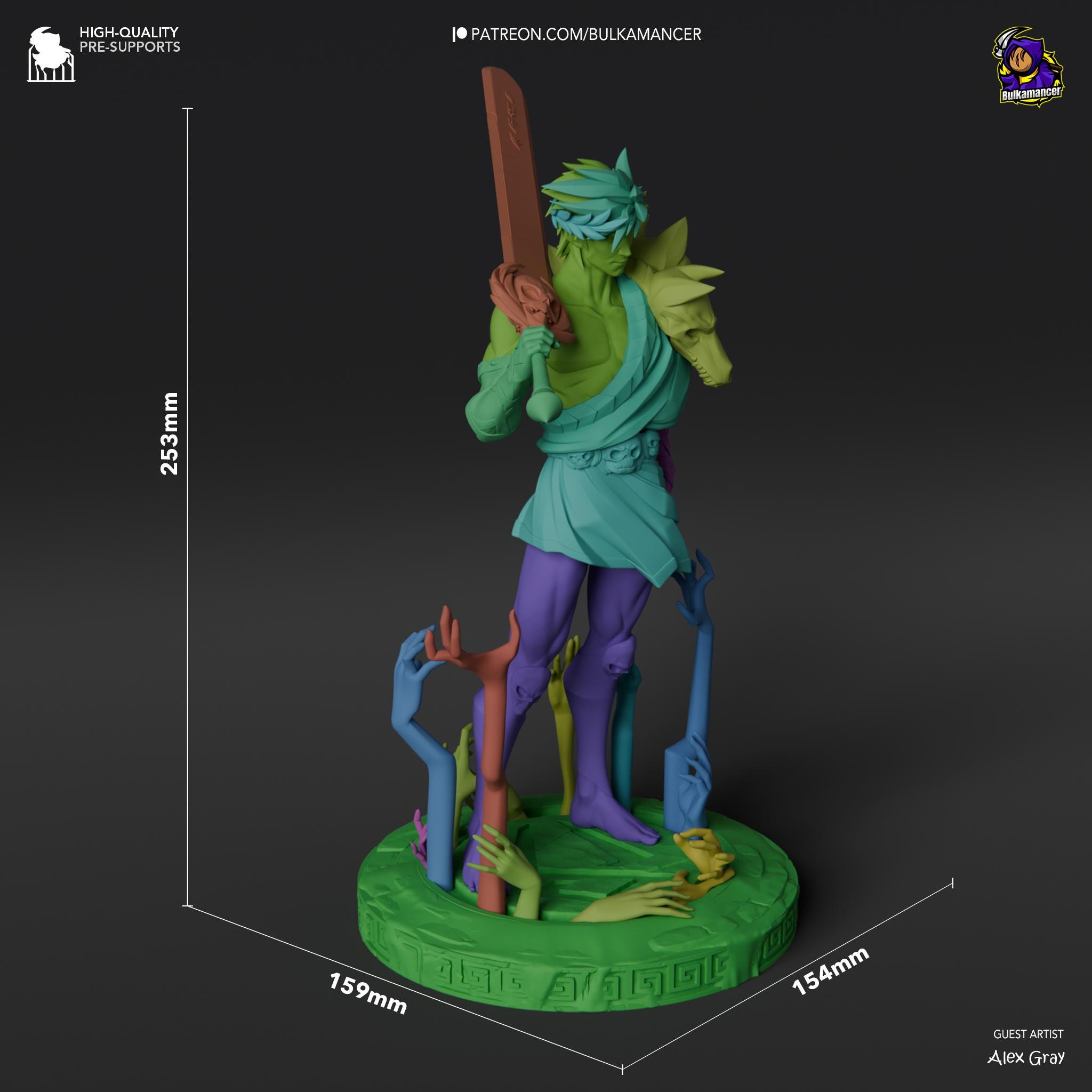 230mm Hell Harvester Resin Figure Model (Unassembled, Unpainted) A-757