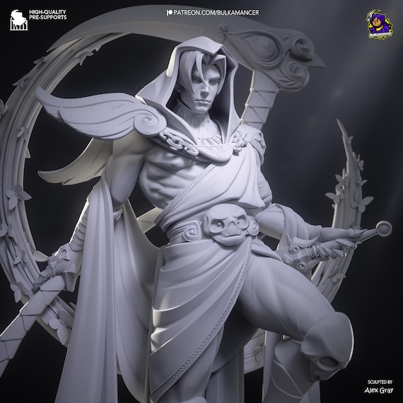 Hades Thanatos Death Incarnate Unpainted 3D Figure DIY Kit - Etsy