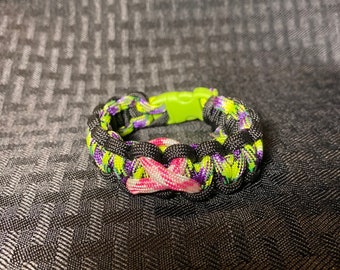 Breast cancer awareness bracelet