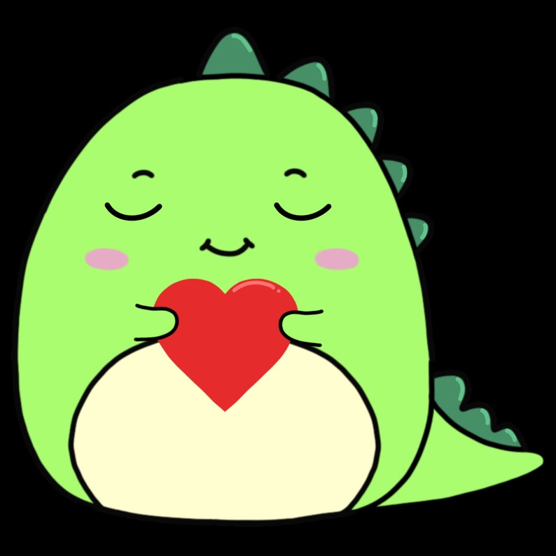 Twitch|Discord|Youtube cute lil/' dinosaur emote.