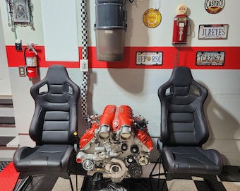 Sport Seats Superior Leather Faux with Customized Legs