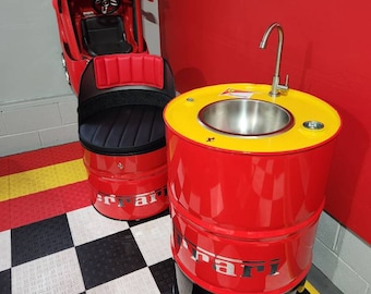 Oil Drum Furniture Ferrari