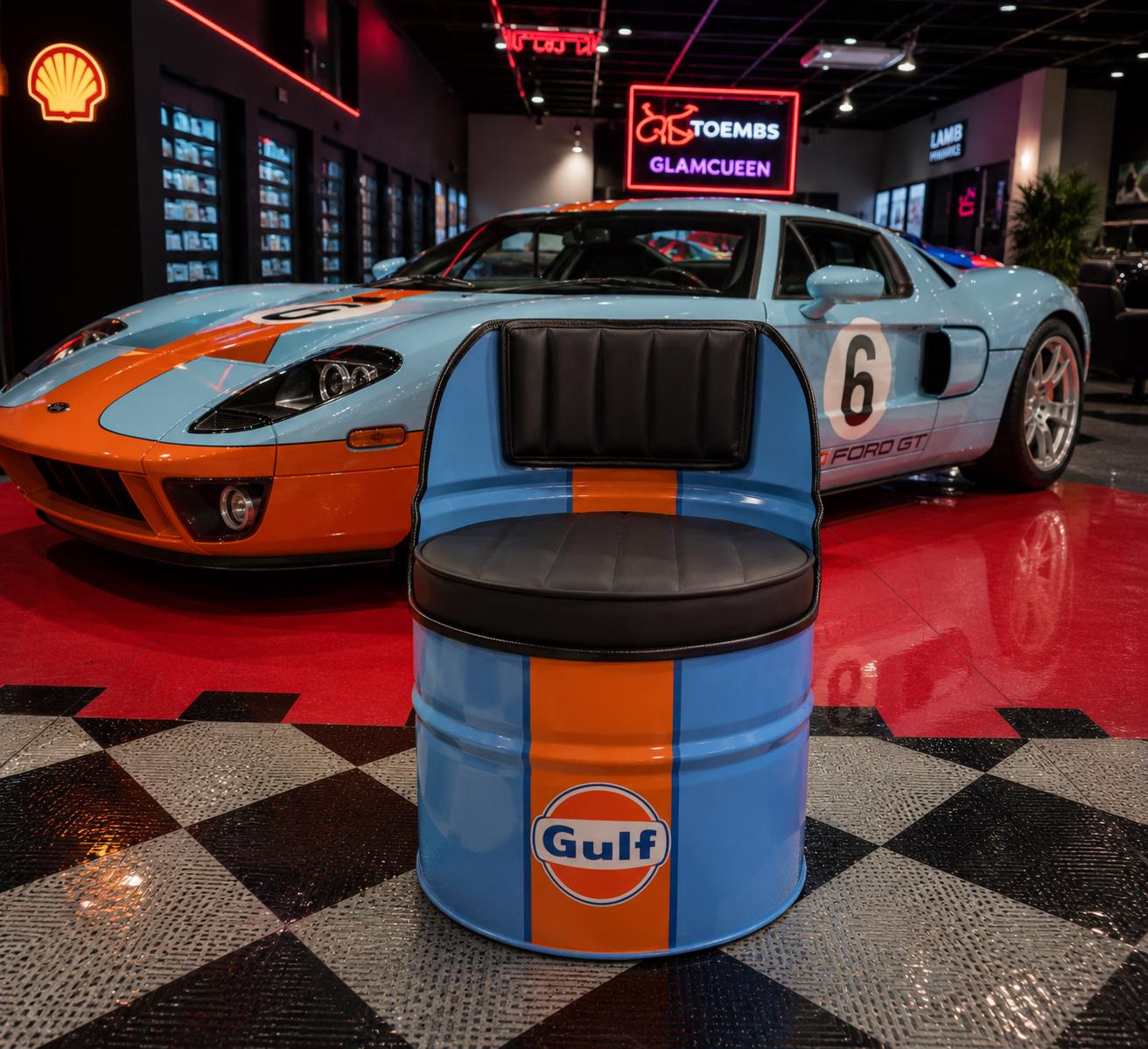 Gulf Motorsport Ford Gt-40 Inspired Seat - Etsy