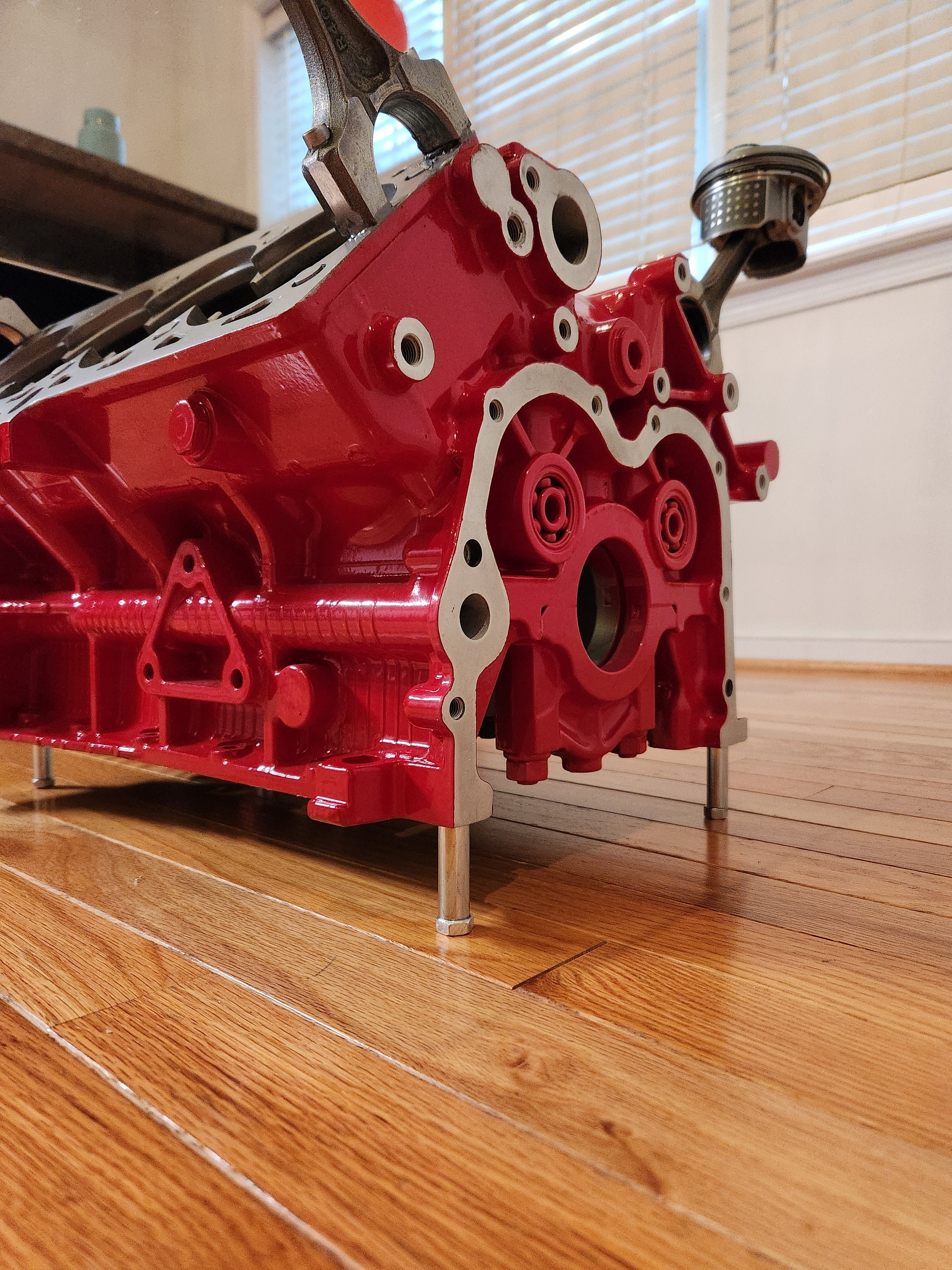 Ferrari 308 Mondial V8 Engine Block Coffee Table Set & Two Ferrari ...