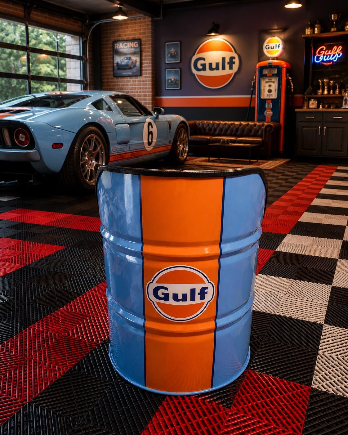 Gulf Motorsport Ford Gt-40 Inspired Seat - Etsy