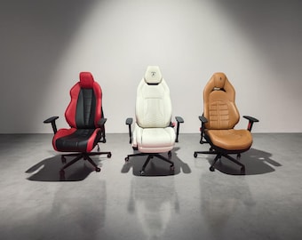 Luxury Ferrari-Style Office Chair – Real Automotive Seat Conversion